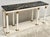 1970s Italian Neoclassical Style Marble Top Console Table For Sale - Image 4 of 6
