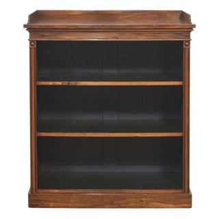 Antique Rosewood Open Bookcase For Sale