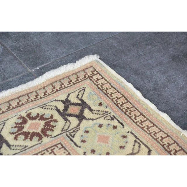 1960s 1960s Small Vintage Tribal Carpet For Sale - Image 5 of 11