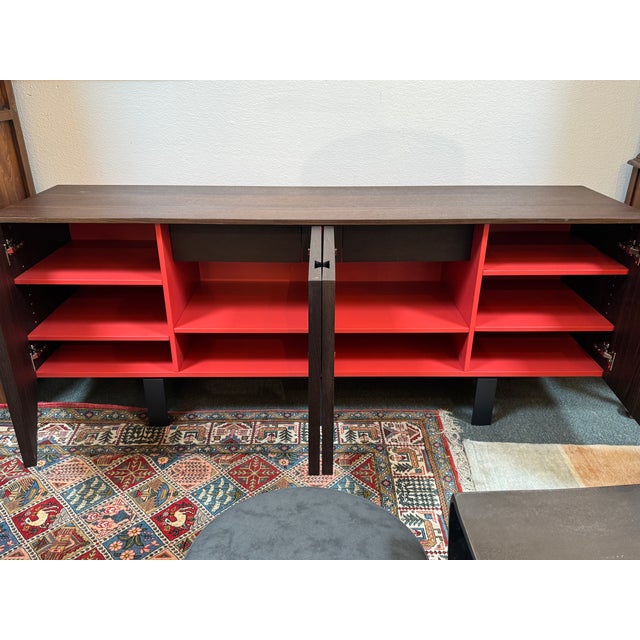 Design Plus Gallery presents the Mott Sideboard from Modloft. This is a modern design and simple lines made of thick...
