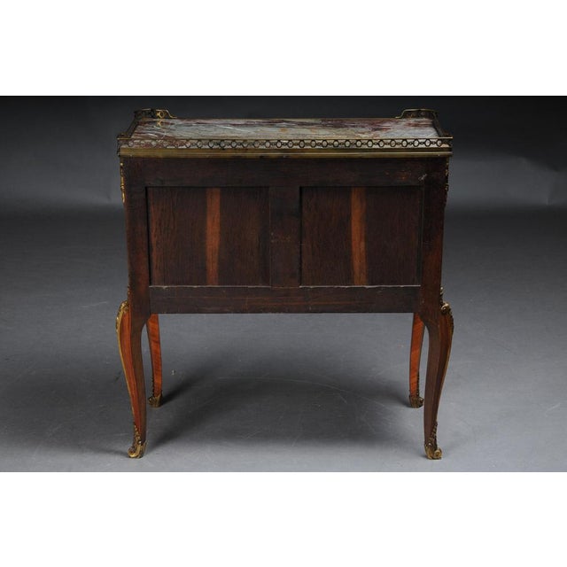 Gold 19th Century French Napoleon III Marquetry Dresser, 1870s For Sale - Image 8 of 18