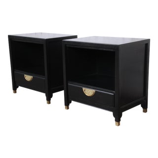 Vintage New Black Nightstands For Sale Chairish