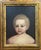 Antique 18th Century English George III Primitive Folk Art Oil Painting - Portrait of a Young Boy in Gilt Wood Frame Circa 1790 For Sale - Image 4 of 12