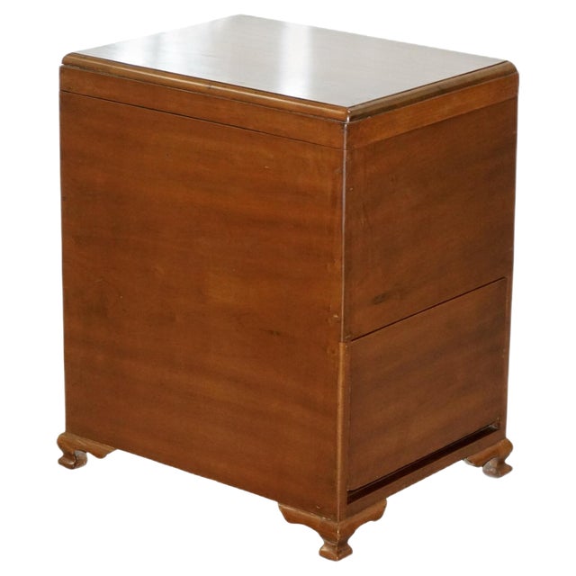 Chinese Camphor Wood Travelling Trunk with Silk Lined Compartments, 1920s For Sale