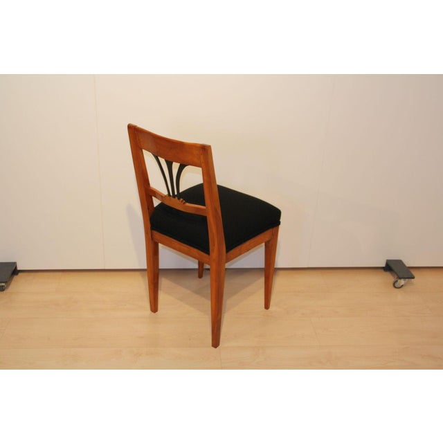 Biedermeier Side Chair, Cherry Wood, South Germany, 1830s For Sale - Image 6 of 14