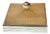 French Art Deco Sterling Silver with Gemstone Rosetta Compact Case by Cartier For Sale