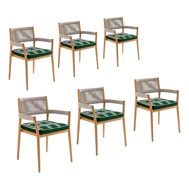 Dine Out Outside Chairs by Rodolfo Dordoni for Cassina, Set of 6 For Sale