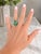 1980s Italian Modernist 14k Gold Malachite & Diamond Statement Ring, Signed Tj, Size 6.75 For Sale - Image 14 of 15