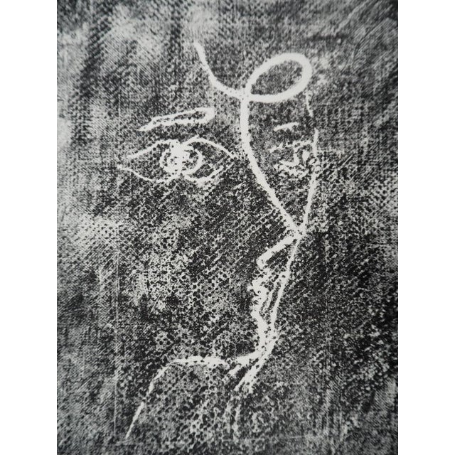 Georges Braque, Cubist Profile in Gray, Original Lithograph For Sale - Image 4 of 6
