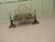 Antique Fire Grate on Andirons with Brass Guard, 1800s For Sale - Image 3 of 9
