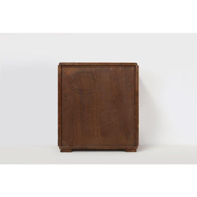 Small Art Deco Cabinet in Wood with Mirror, 1930 For Sale - Image 10 of 11