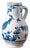 Antique Blue & White Rooster Jug, 1700s For Sale