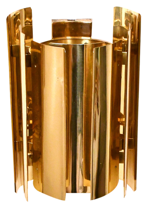 Swedish Brass Sconce from Falkenbergs Belysning, 1960s