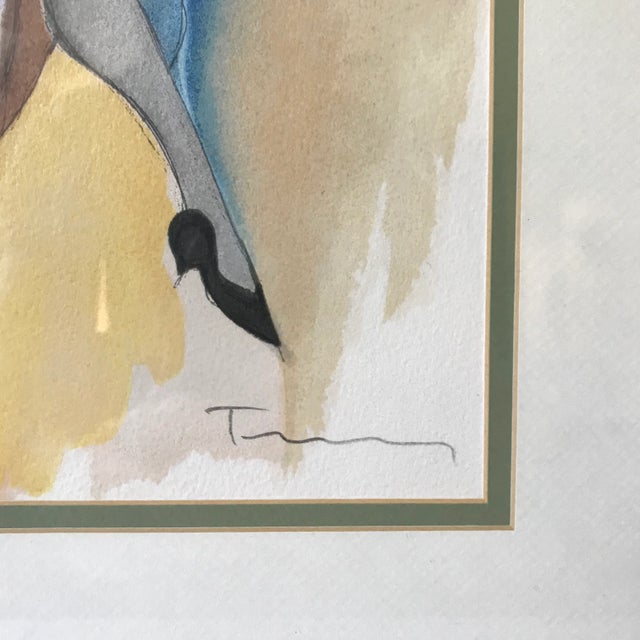 Art Deco Itzchak Tarkay Lithograph, Printer's Proof For Sale - Image 3 of 11