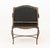 Black Maison Jansen Style Neoclassical Revival Armchair For Sale - Image 8 of 8
