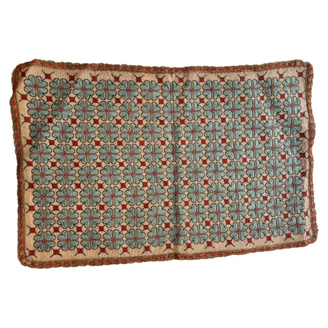 Traditional Mid 20th Century Hand Embroidered Textile For Sale - Image 3 of 4