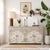 Dimensions: 80" W X 17" D X 41" H Introduce a touch of timeless elegance to your living space with our exquisite French-...