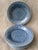 Ceramic Vintage Blue Bordallo Pinheiro Plates Set of 6 For Sale - Image 7 of 11