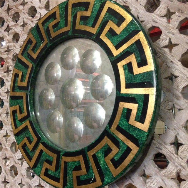 Iconic Greca Fornasetti Mirror With Greek Key For Sale - Image 7 of 7