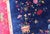 Large Antique Art Deco Rug in Deep Navy Blue With Vibrant Red Border For Sale - Image 11 of 13
