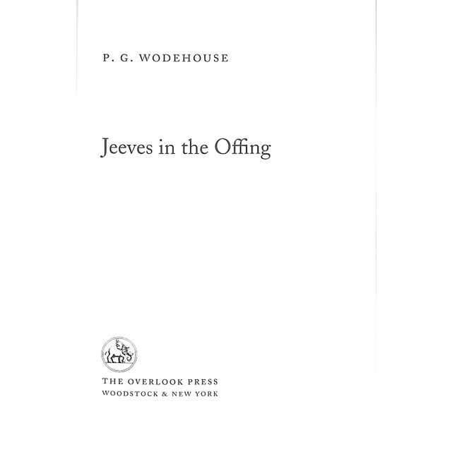 Traditional "Jeeves in the Offing" 2002 Wodehouse, p.g. For Sale - Image 3 of 5