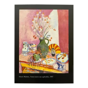 Henri Matisse Vintage 1994 Lithograph Print French Modernist Poster " Nature Morte Aux Asphodeles " 1907