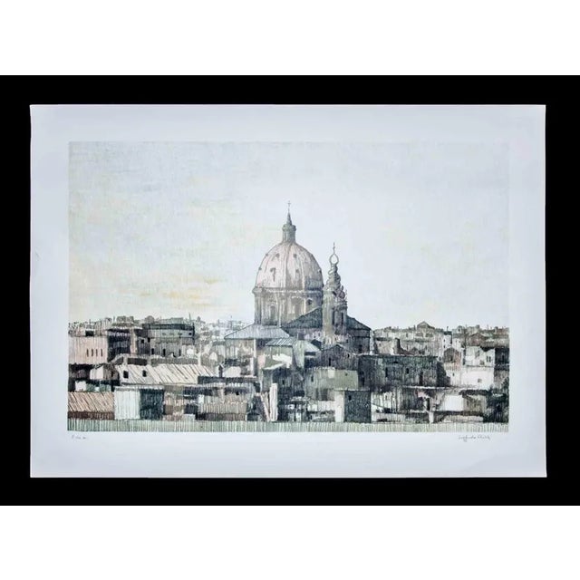 Lithograph on Magnani-Pescia paper. Paper size 70cm x 50cm, work size 60cm x 39cm. Excellent condition, no defects. Hand...