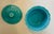 Mid 20th Century Turquoise Ceramic Bowl With Lid, Vintage For Sale - Image 13 of 15