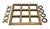 Polished & Patinated Brass Noughts and Crosses (Tic-Tac-Toe) Game by Sarreid For Sale - Image 11 of 13