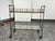 Arteriors Home Arteriors Home Lisbon Brass + Plexiglass Bar Cart For Sale - Image 4 of 12