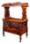 Mid 19th Century Victorian Burl Walnut English Canterbury | Étagère For Sale