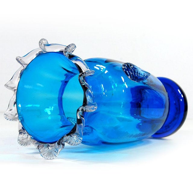 Vintage Murano Glass Vase, 1950s For Sale - Image 3 of 9