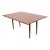 Jack Cartwright for Founders Mid-Century Modern Walnut Drop-Leaf Harvest Dining Table, Newly Refinished For Sale