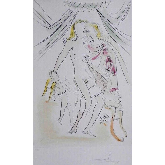 ARTIST: Salvador Dali TITLE: Hommage a Albrecht Durer Venus Mars Cupidon MEDIUM: Etching SIGNED: Hand Signed PUBLISHER:...