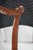 2 Late 20th Century Maitland Smith Chippendale Pierced Mahogany Dining Arm Chairs Silk Seats Pair For Sale - Image 14 of 18