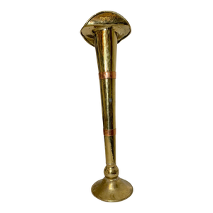 Large Antique Dovetailed Imperial Russian Copper Brass Floor Arts & Crafts Vase