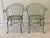 French Country Mid-Century French Wrought Iron Garden Chairs in the Style of Mathieu Matégot - A Pair For Sale - Image 3 of 18