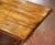 19th C. Louis XIII Style French Carved Walnut Refectory Table With Trestle Base For Sale - Image 4 of 10