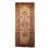 Antique Persian Malayer Runner Rug, Hand-Knotted Wool, Geometric Pattern, 3x7, Camelhair & Burgundy For Sale