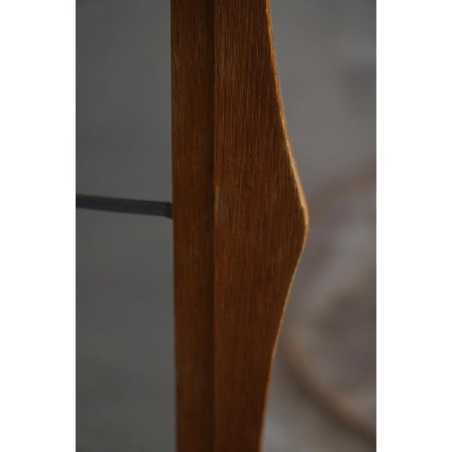 Mid-20th Century Scandinavian Modern Danish Wall Mirror in Oak, 1950s For Sale - Image 13 of 18