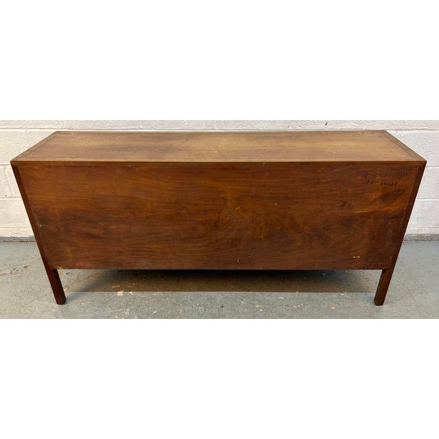 Mid 20th Century Walnut Credenza by Henredon For Sale - Image 16 of 16