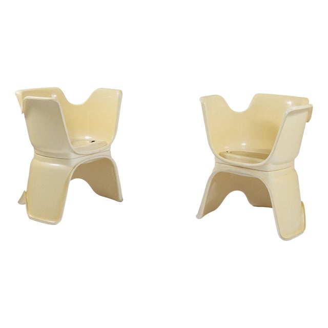 Acca Modular Chairs by Archin Studio Martini, 1970s, Set of 2 For Sale