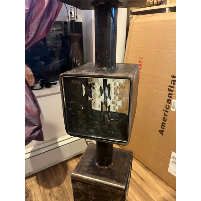 Monumental Feliciano Bejar 1920 2007 Magiscopio Floor Lamp For Sale In New York - Image 6 of 12