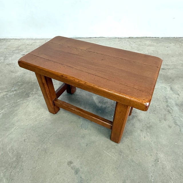 Brutalist Brutalist Oak Coffee Table For Sale - Image 3 of 8