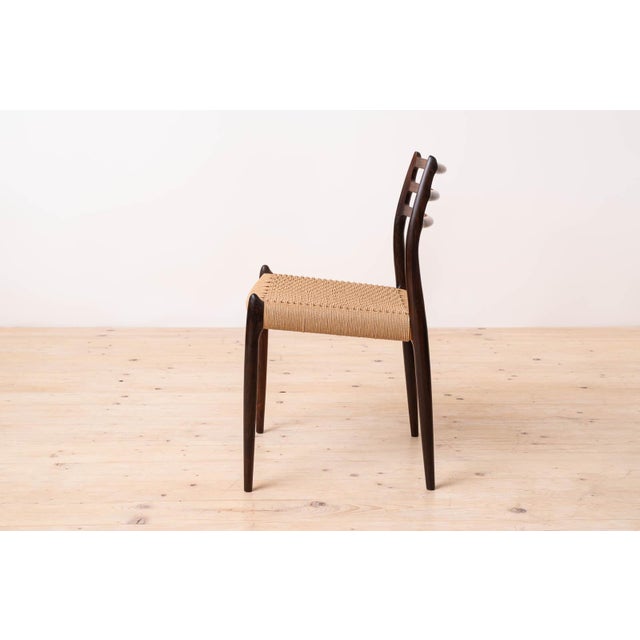 Paper Vintage Dining Chairs by Niels Otto Møller, Denmark, 1960s, Set of 4 For Sale - Image 7 of 16