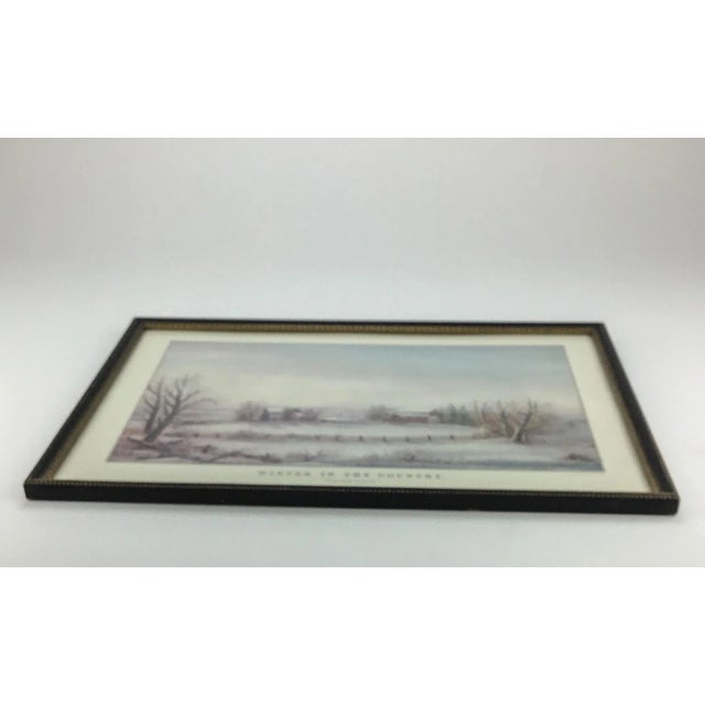 Perfect beautifully framed print under glass for adding a subtle vintage feeling to your space. Original painting by...