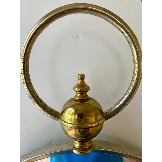 Metal Brass Pocket Watch Mirror For Sale - Image 7 of 7