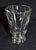 Transparent Vtg. Art Deco Style Tapered Thick Cut Crystal Vase - Saint-Louis For Sale - Image 8 of 13
