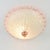 Pink Mid Century Murano Barovier & Toso Attributed Flush Mount For Sale - Image 8 of 9