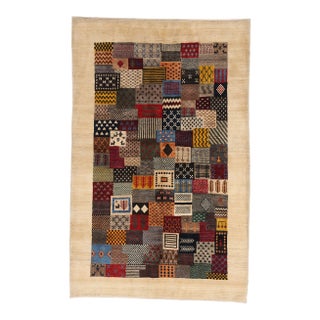 Vintage Persian Gabbeh Rug, 04'06 X 07'00 For Sale